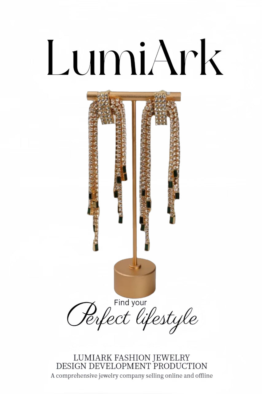 Metal chain Earring