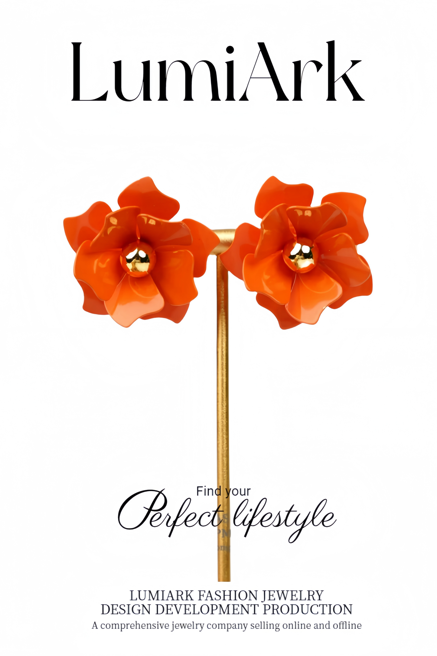 Alloy Flower Earrings